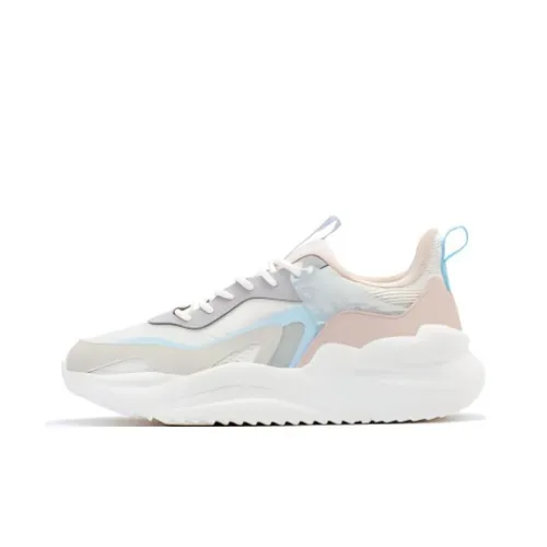 361° Cloud Comfort 3,0 Противоскользящий Устойчивый к истиранию Дышащий Низкий верх Беговые кроссовки Женские Белый Розовый