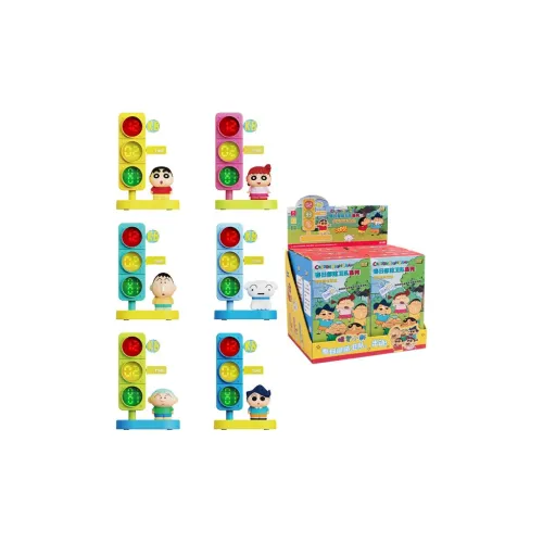 Wheat And X Crayon Shinchan Spring Day Defense TEAM COLLECTION Blind Box Single Mystery Box Целая коробка 6 шт