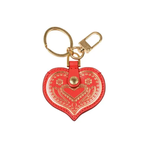 BALLY Буйвол Кожа Металл Брелоки Женские Красные