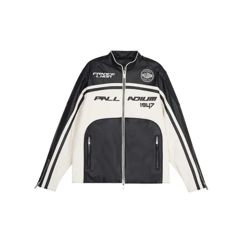 Палладий кожа куртка унисекс