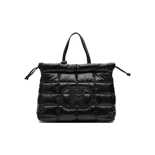 HAZZYS Полиуретан Тоут Сумка Сумка для покупок Сумка на плечо Сумка Большая Женская Черная