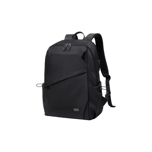 POLO Ткань Рюкзак Стандартный Мужской Черный