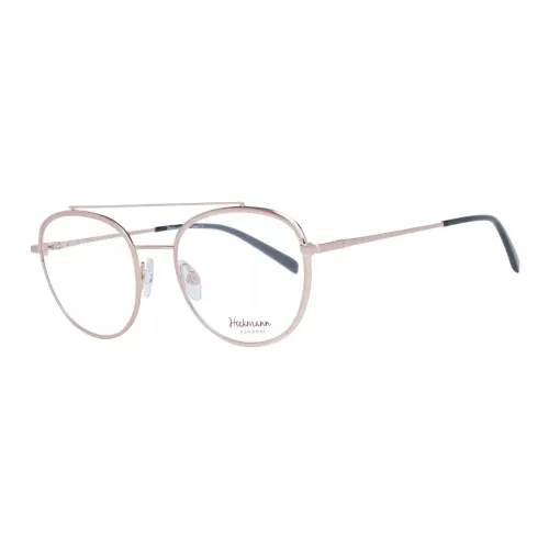 Ana Hickmann Металл Aviator Оправы для очков Женские Золото