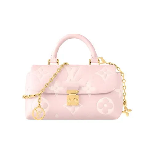 LOUIS VUITTON Madeleine Телячья кожа Одно плечо Сумка Мини Женская Розовая