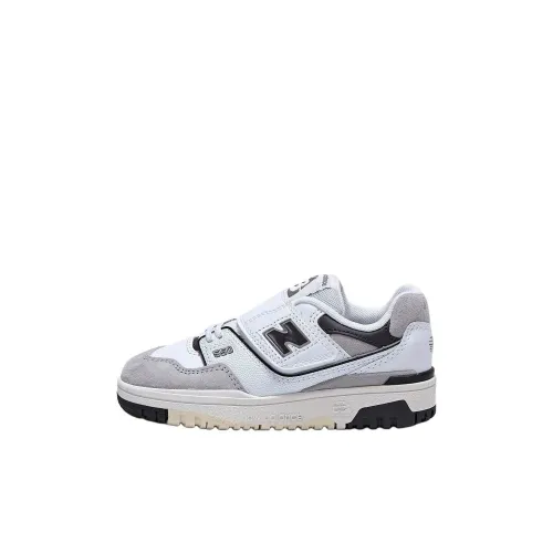 New Balance NB 550 Low Топ Kids Lifestyle Shoes Белый Черный Детский