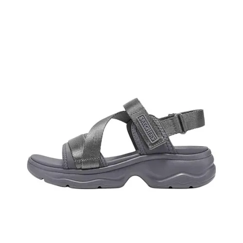 Skechers Повседневные пляжные сандалии серого цвета для женщин