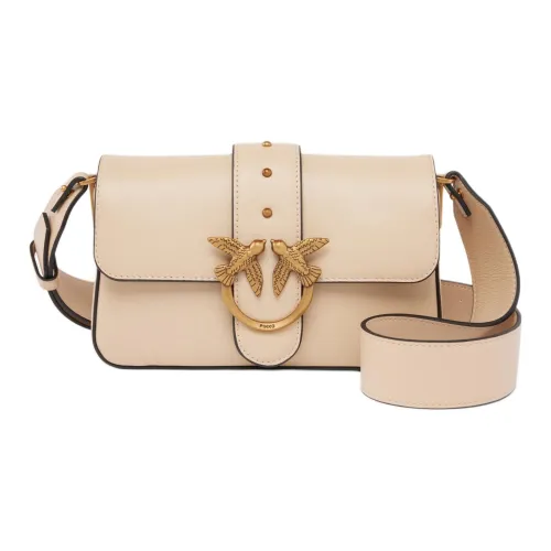 PINKO Нейлоновая сумка через плечо мини женская хаки