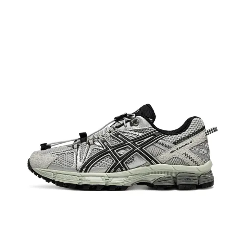 Asics Gel Kahana 8 FL Low Топ Повседневные Беговые Кроссовки Женские Серебряный Серый