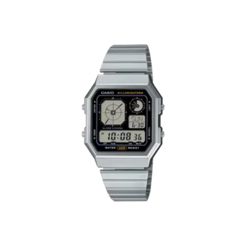 CASIO Classic Collection Кварцевый механизм нержавеющая сталь ремешок унисекс черный циферблат