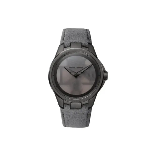 ULYSSE NARDIN· Механический ручной завод унисекс часы 42 мм циферблат с открытым механизмом титановый корпус ремешок из алькантары