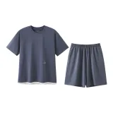 [Шорты Позиционирование стиля] Мужские - Синий Серый