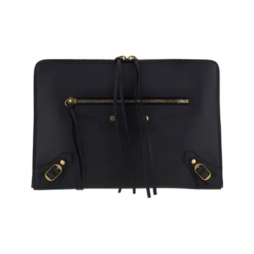 Balenciaga Кожа Клатч Женский Черный