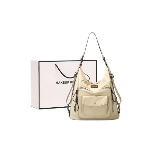 MAKEUP KITTEN Деним с синтетической кожей сумка на плечо женский хаки