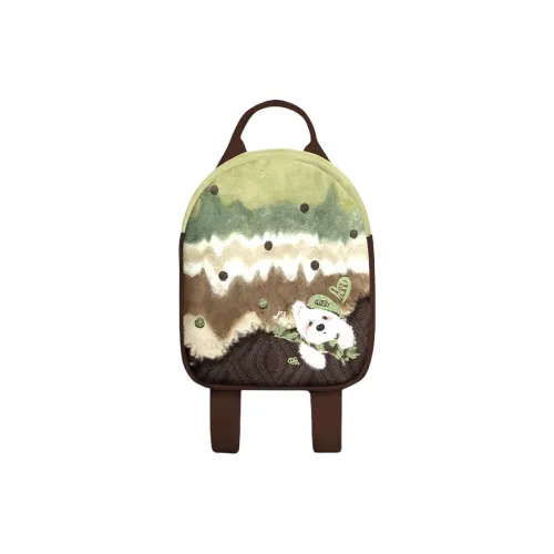 AOSONG Замша Ткань Рюкзак Маленький Унисекс Зеленый Черный Коричневый