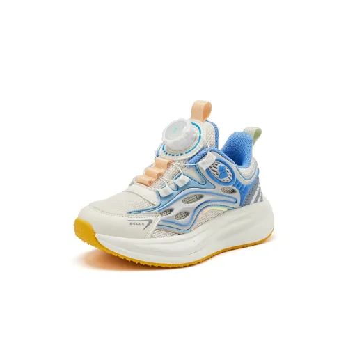 BELLE Дышащий Легкий Амортизация Низкий Топ Детская Беговая Обувь Ярко-Синий Детский