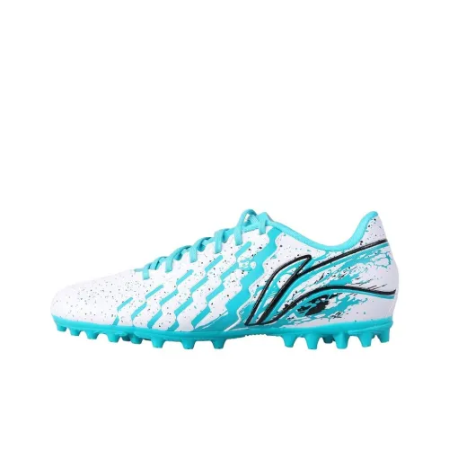 LINING YOUNG Противоскользящий Износостойкий Дышащий Низкий Топ Детская Футбольная Обувь Ледяной Фарфор Зеленый