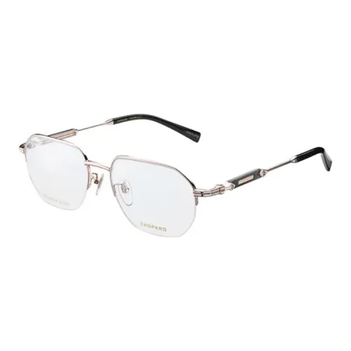 CHOPARD Титан Сумка-полумесяц Нерегулярная форма Оправы для очков Мужской Яркий Розово-золотой