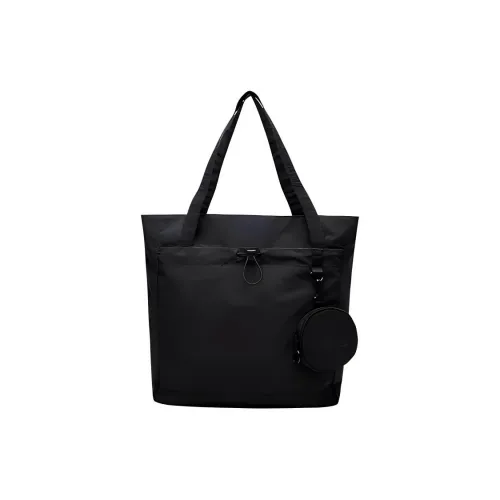 ANTA Ткань Тоут Сумка Сумка для покупок Сумка на плечо Унисекс Основной черный