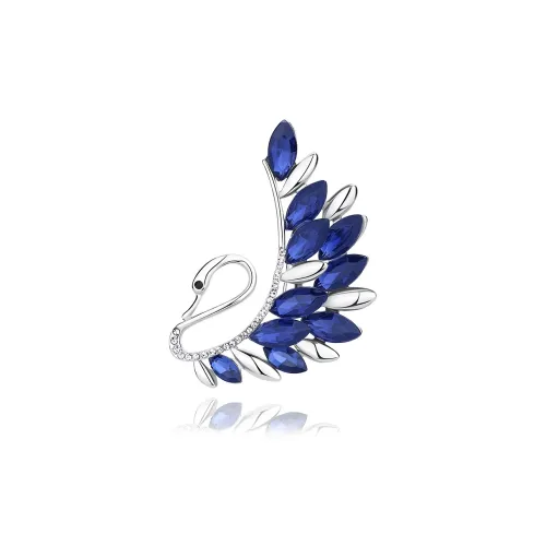 Фиолетовый сплав, унисекс, брошь