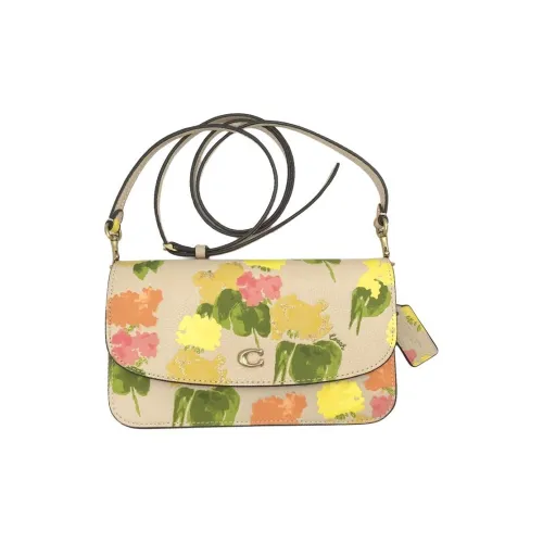 COACH Hayden Текстурированная кожа Сумка через плечо Маленькая Женская Айвори Белый