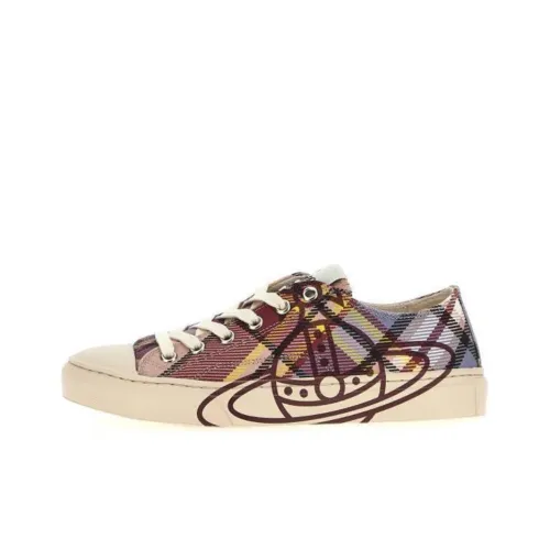 Vivienne Westwood Plimsoll Low Top Скейтборд Кроссовки Женские Красные