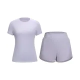 Комплект одежды (Светло-фиолетовый топ + Светло-фиолетовый низ)