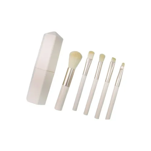 XUANCAIFENLING Утолщенные алюминиевые трубчатые кисти для макияжа контуринг мягкие 5 шт