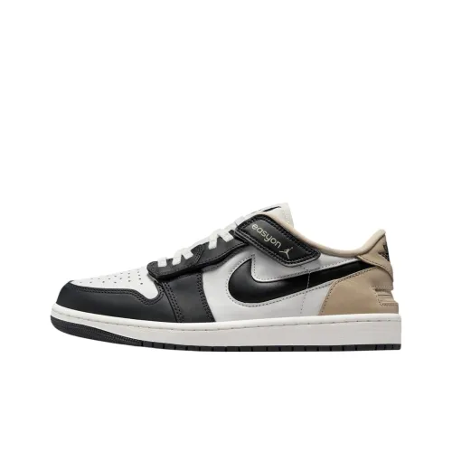 Jordan Air Jordan 1 Винтажные баскетбольные кроссовки Low Топ Черно-белая панда Мужской