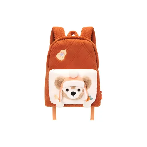 Disney Ткань Рюкзак Унисекс Коричневый