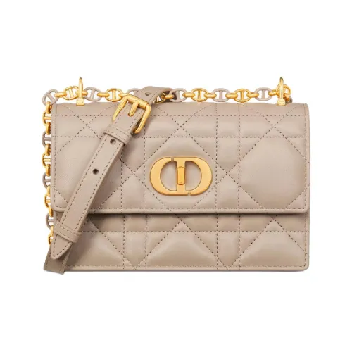 DIOR Miss Caro Lambskin Crossbody Bag Shoulder Bag Mini Women's Taupe