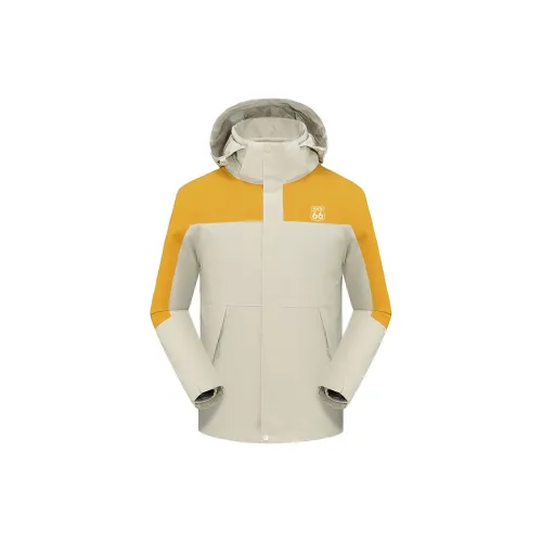 66 ROUTE 66 Водонепроницаемый Ветрозащитный и Устойчивый к Износу Ветровка Унисекс