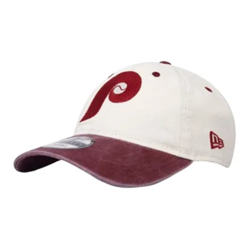 New Era Хлопковые кепки унисекс красного цвета