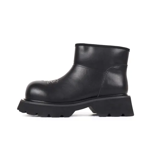 Asthershop Термические Короткие Сноубутсы Унисекс Черные