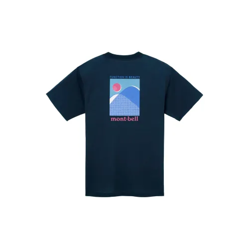 MONTBELL Wickron Горы Солнце T Рубашка Унисекс