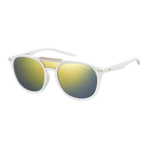Polaroid Ацетат Aviator Солнцезащитные очки Унисекс Белый
