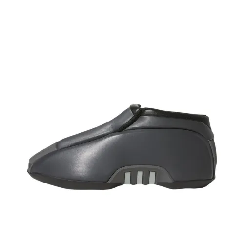 Adidas Crazy 2 Винтажные баскетбольные кроссовки Low Топ Темно-серый Мужской