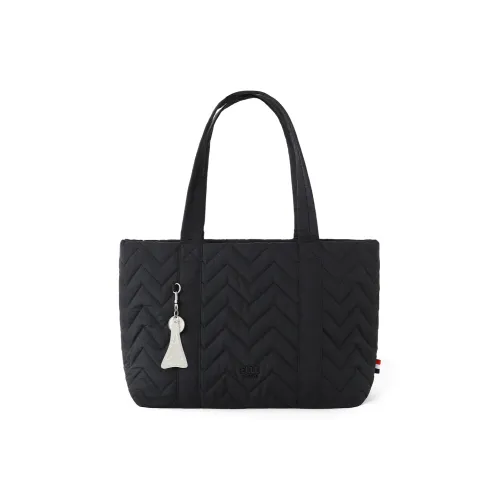 ELLE Active Ткань Тоут Сумка Сумка для покупок Сумка на плечо Стандартная Унисекс Абрикос Черный