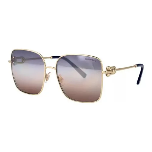 TIFFANY CO. Металл Квадрат Солнцезащитные очки Женские Желтый