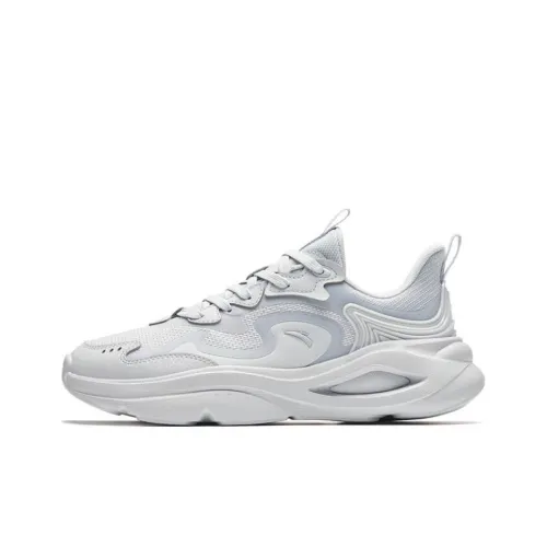 ANTA Chao Bai 5,0 Противоскользящий Устойчивый к истиранию Низкий Топ Casual Женский Серый