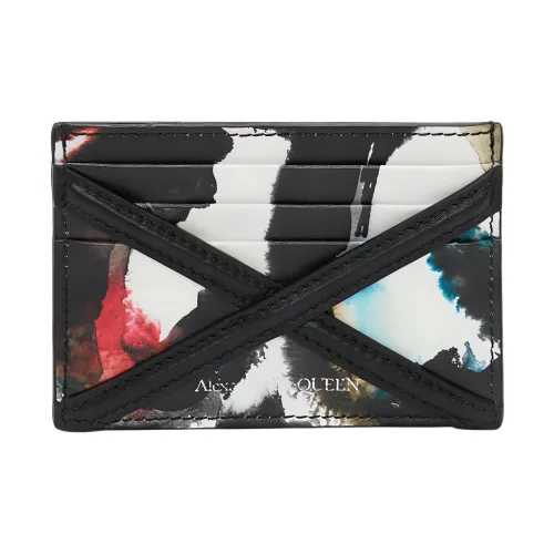 Alexander McQueen Телячья кожа Держатель для карт Мужской Многоцветный