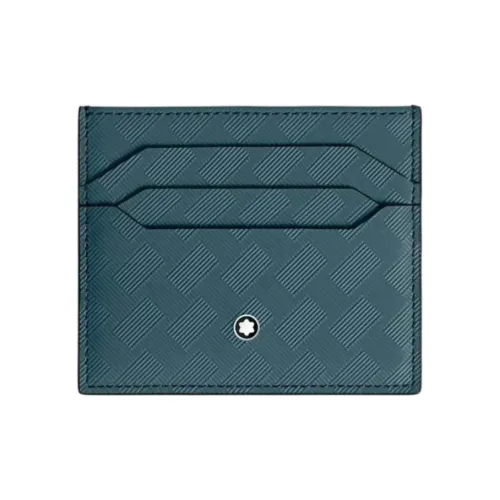 MONTBLANC Зернистая кожа коровы Держатель для карт Мужской Cyprus Синий