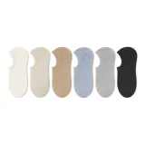 6 пар (Молочно-белый + Бежевый + Светло-оранжевый + Светло-синий + Светло-серый + Черный)