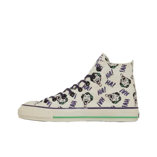 DC x Converse All Star Износостойкие Высокие Кеды Унисекс Бежевые