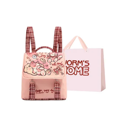 Worm's Home Холщовая сумка-рюкзак стандартная женская