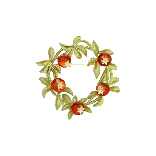 Фиолетовый сплав, унисекс, брошь