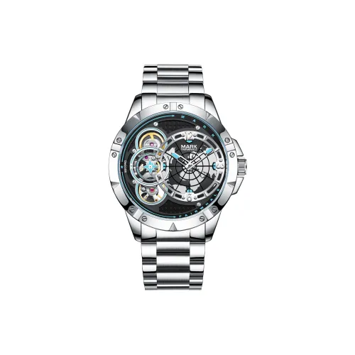 FAIRWHALE Кварцевый, Автоматический Механический Механизм Мужские Часы 46 мм Черный