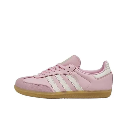 Adidas Originals SAMBA OG Детские повседневные кроссовки Розовые Подростки