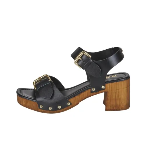 JB MARTIN DONAMI One Ремешок Сандалии Женские Черные