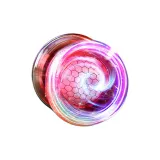 Кристальный красный йо-йо [Многоцветная версия с двойным светом, вверх]