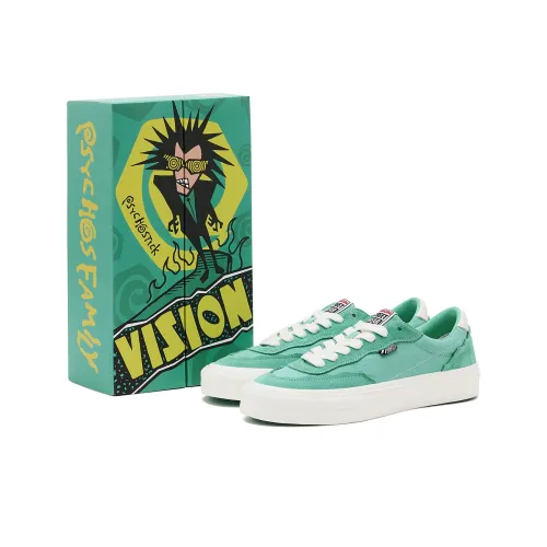 Vision Street Wear Flat Top Скейтборд Кроссовки Низкие Топ Мятно-Зеленый Коробка Унисекс